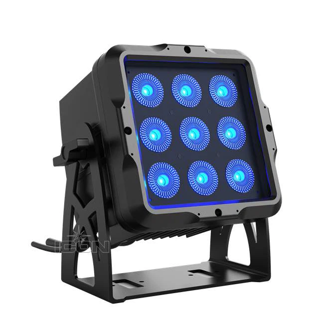 Highly Flexible IP65 Flood Light 9x15W RGBWA UV 6in1 Waterproof Led Par